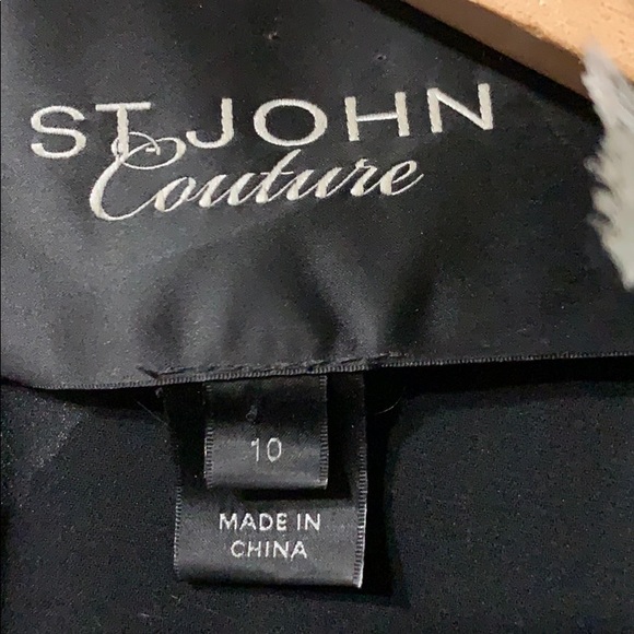 St. John Couture Silk Sleeveless Top - Picture 3 of 3